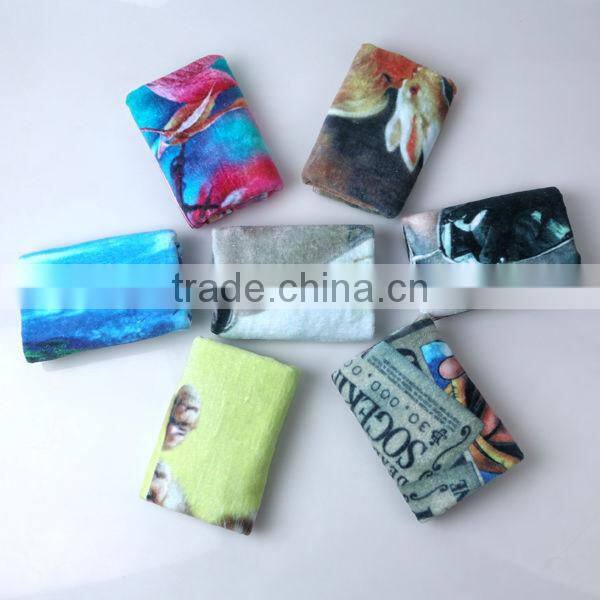 Customized Reactive Printing Velour Beach Towel