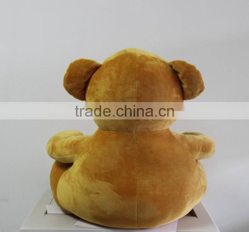 Sofa Type and plush,Soft plush,stuffed with PP cotton Material plush animal sofa chair