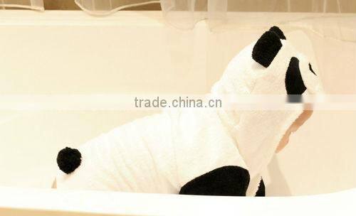 100% cotton breathable animal baby bath robe/kids bath robes