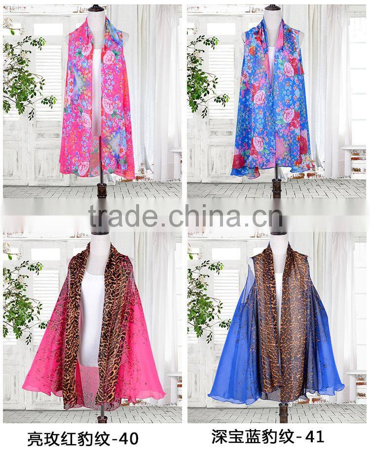 women summer sleeveless tops ladies plus size print floral kimono sexy S63034