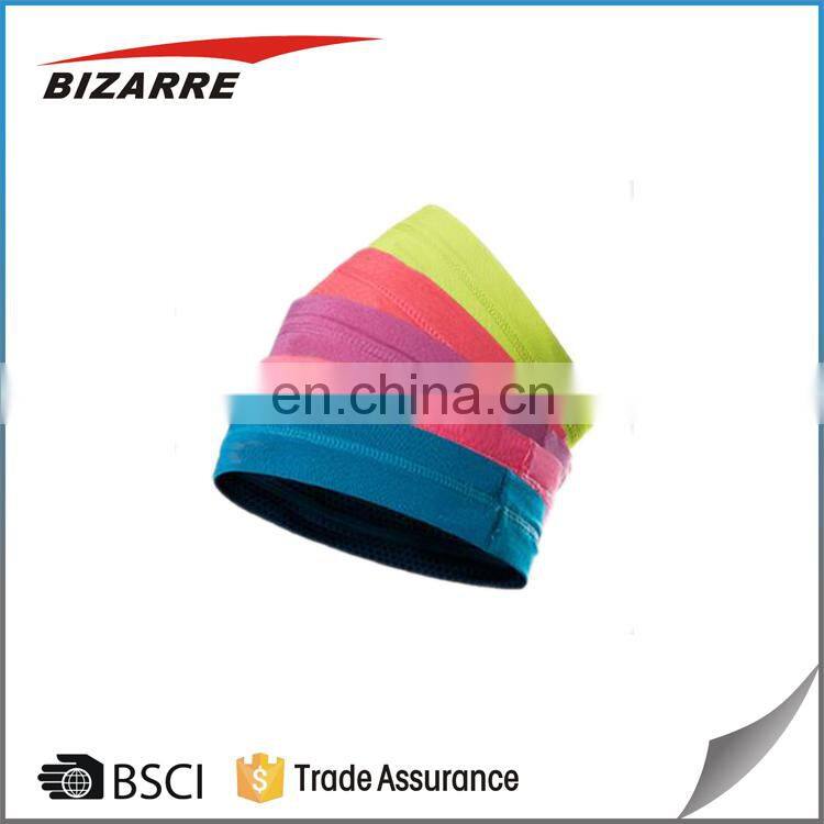 Wholesales Custom Silicone Anti-slip Nylon Elastic Sport Headband
