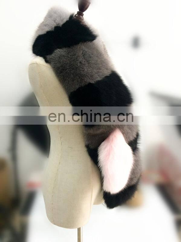 Real Natural Top Quality Women Winter Cheap Ladies Fox Fur Girl Scarf