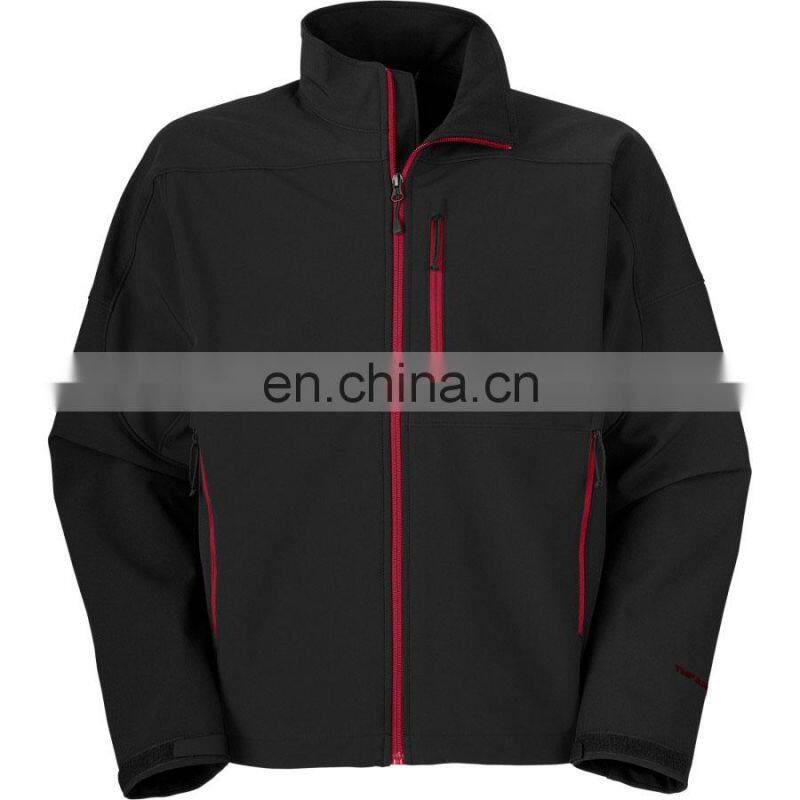 Custom Winter Jacket Women, Solid Black Fashion Woman Waterproof Softshell jacket(6 Years Alibaba Service)