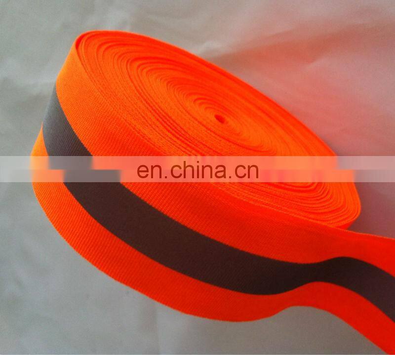 Orange Kaifeng High Reflective Nylon Ribbon For Safety Products Accessories