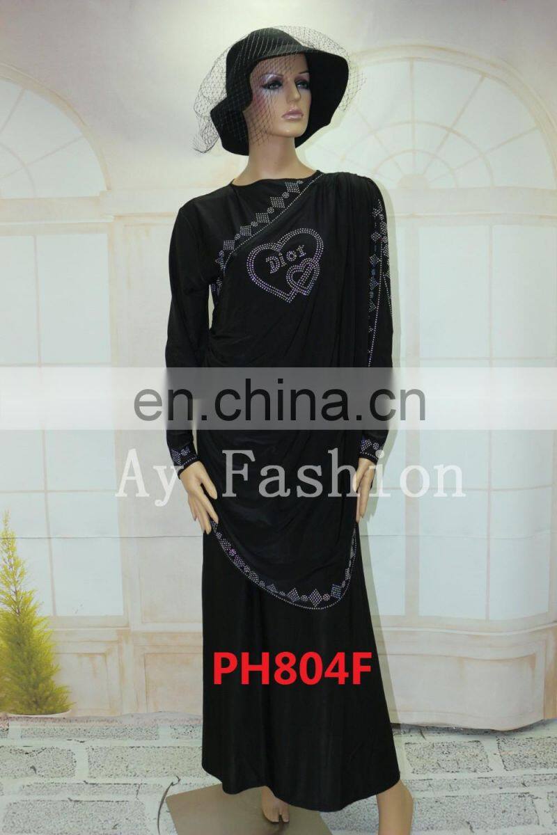 Islamic clothing 100%polyester fabric material muslim arab thobe thawb robe abaya