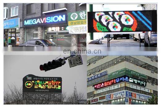 Video Display Function and Outdoor Usage multi color led sign