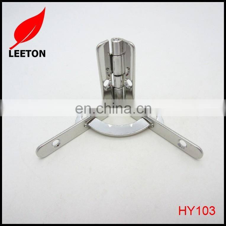 Shiny nickel quadrant box hinge