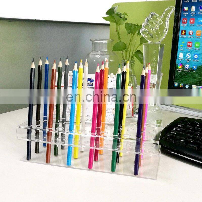 wholesale factory custom acrylic pen display stand organizer