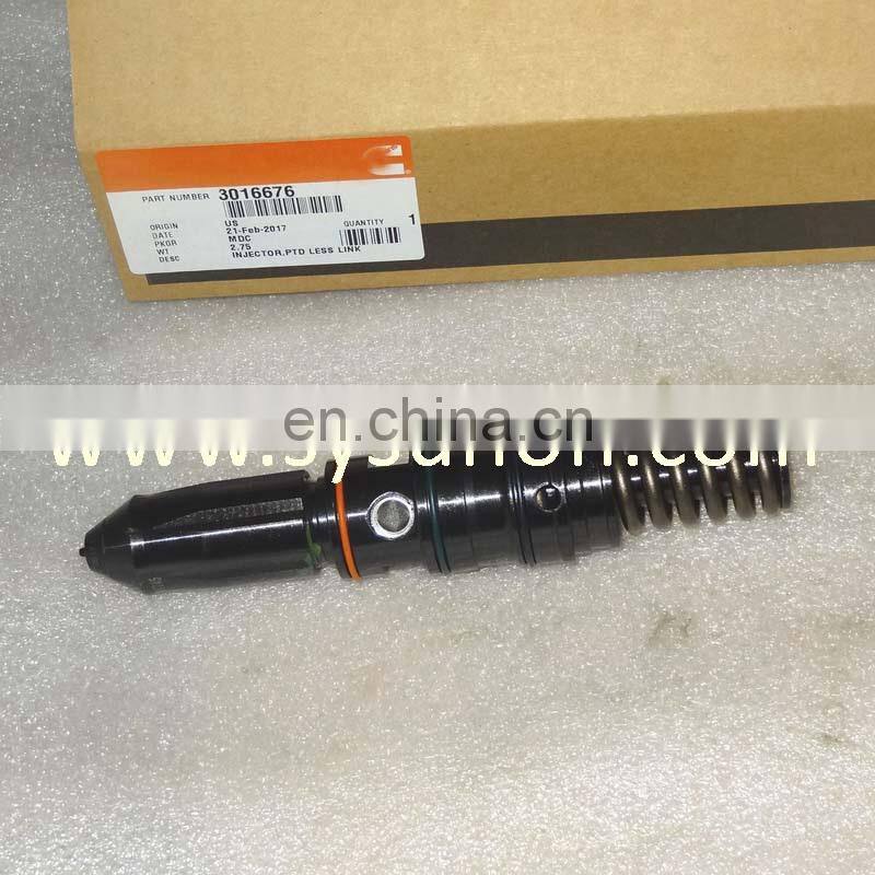 Hot sale fuel system parts 3016676 3001485 207588 diesel engine K19 KTA19 fuel injector