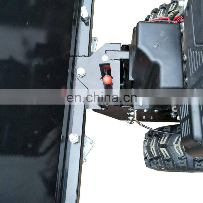 Gas powered sweeper/ plow front mounted snow cleaner