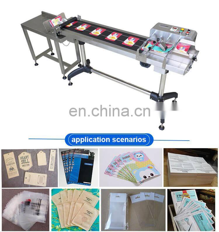 Automatic High Speed Card Paper Labels Plastic Bags Paging Machine