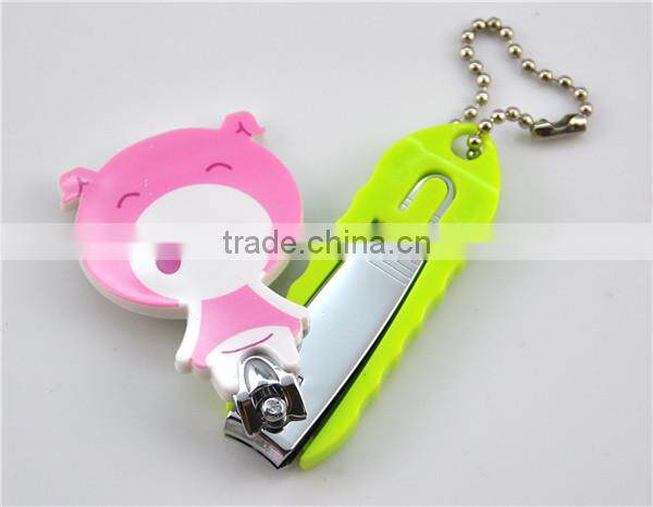 Cartoon nail clipper for babe rimei nail clipper in curve design