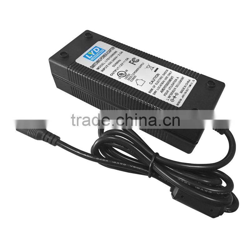60W Power Adapter 12V 5A AC DC Adapter 220V to 12V power supply for led lighting