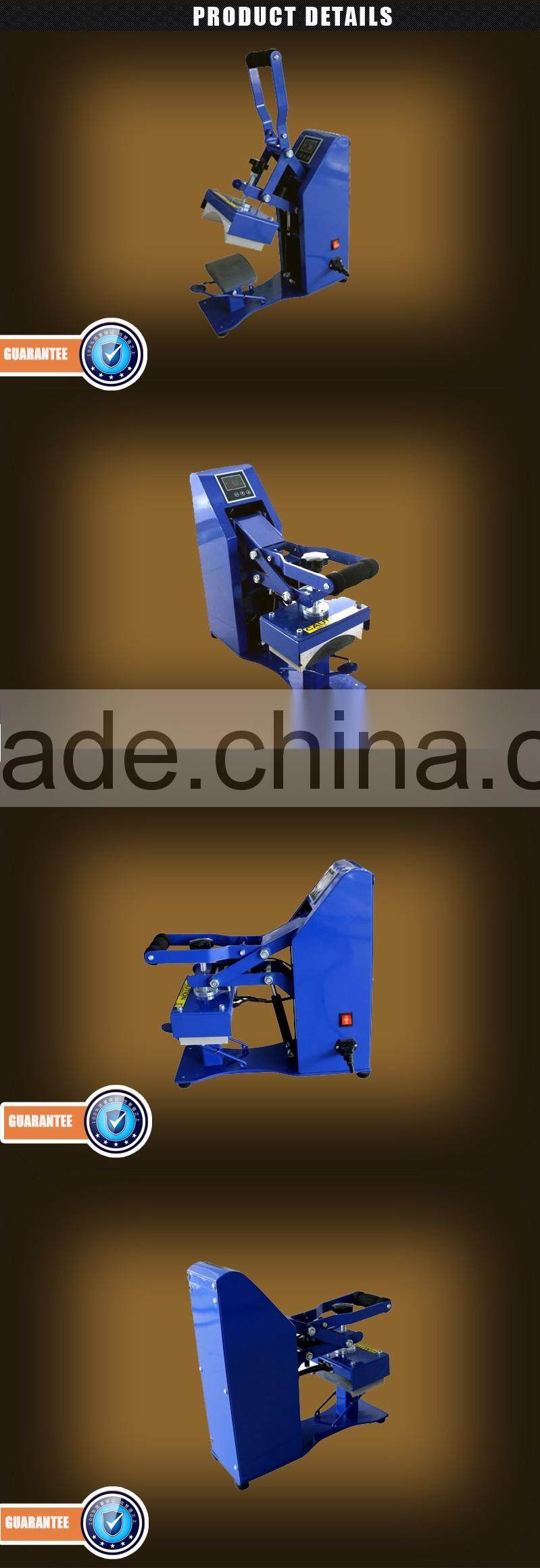 Full-automatic CE Standard Cheap High Quality Round Caps Hot Stamp Press Machine Heat Press Machine Hot Foil Stamping Machine
