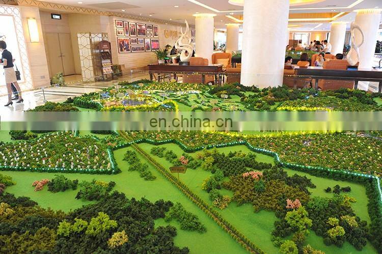 Miniature city planning model for project bidding , resin architecture model building