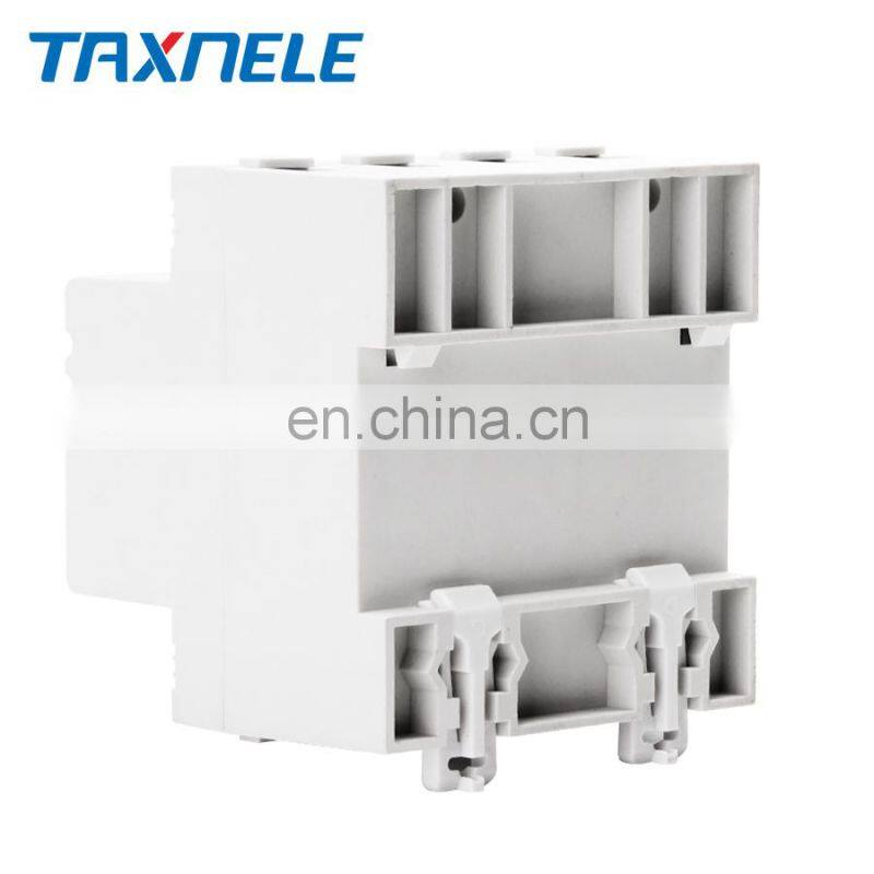 60A 63A 380V Three Phase Din rail automatic recovery reconnect over voltage under voltage Three Phase voltage protector
