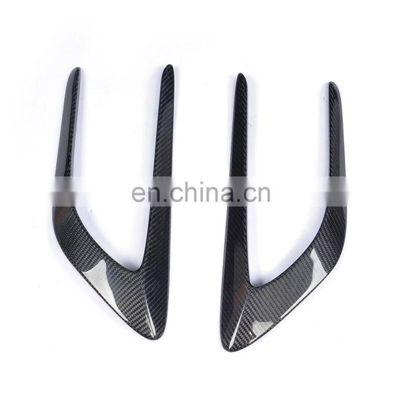 Front Fender Scoop Vents Trims for Mercedes Mercedes Benz C-Class W205 C63 AMG 15-17