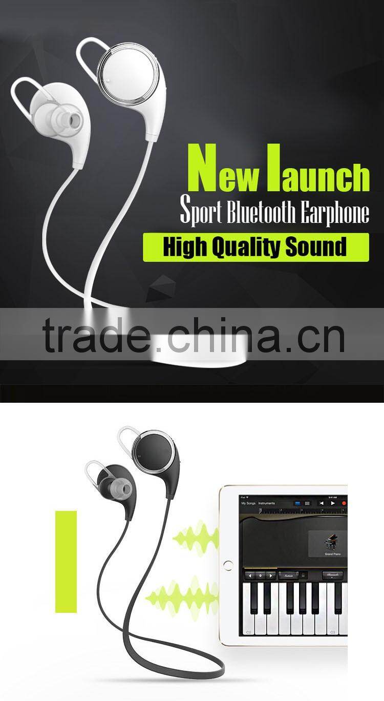 2015 Best selling fashion design mini wireless bluetooth headphones qy8 for samsung smart phones