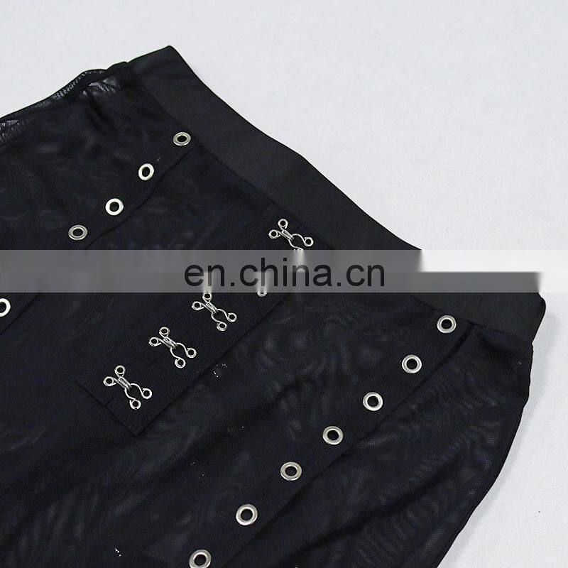 Ladies'sexy club stretch Leotard Leotard High Waist Leotard eyelet lace