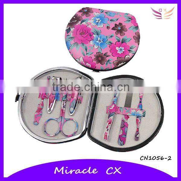 Matel frame nail care tools personal travel set