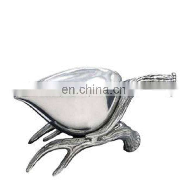 black & gold metal bowl