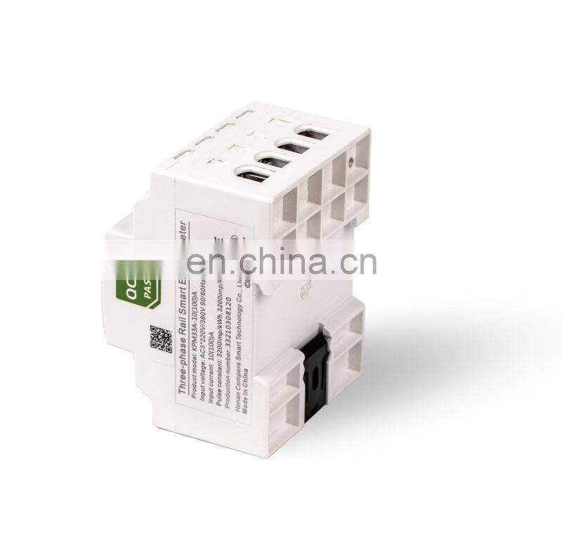New model three phase DIN 35mm  rail mounted smart wifi communication power meter KPM33A