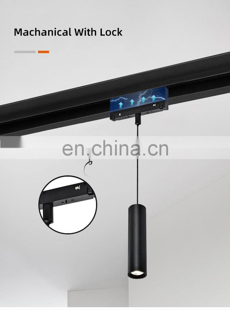 HUAYI Super Bright Modern Straight Ceiling Spot Light Indoor Shop 9W Magnetic Rail LED Track Light