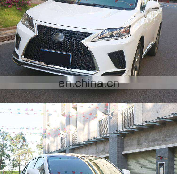 Runde Car Modification PP Material Old Lexus RX270 Upgrade New Style RX350 Front Rear Bumper For 09-14 Lexus RX270 Body Kit