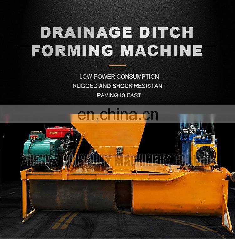 Automatic Water Canal  Drainage Ditch Forming Machine price drain forming machine