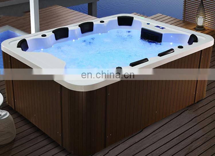 japanese high quality best commercial balcony 8 person outdoor hot tub spa extra large with tv