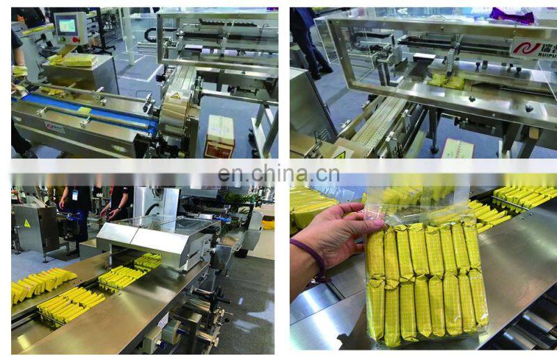 Automatic Flow pillow biscuit cookies protein bar cake bread chocolate bar multi-function packaging machines