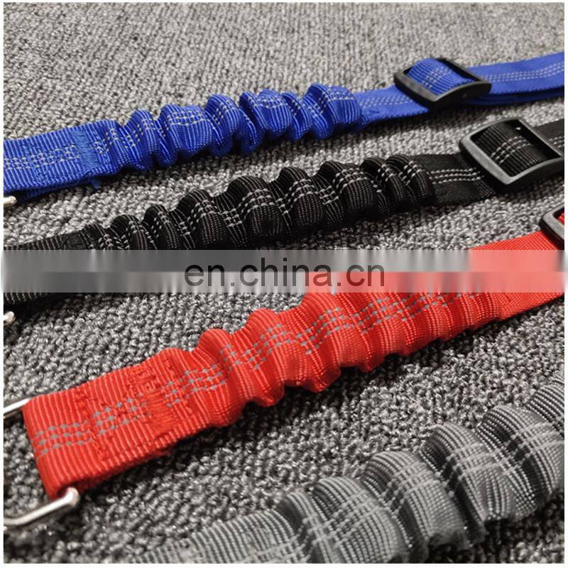 Pet Car Seat Belt Dog Seat Belt Dog Leash Vehicle Belt Adjustable Cushioning Elastic Reflective Safety Rope for Dog Cat