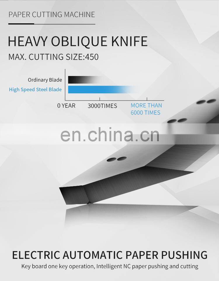 New Product Heavy Duty Fully Automatic Guillotine A4 Paper Cutter Cutting Machine With LCD