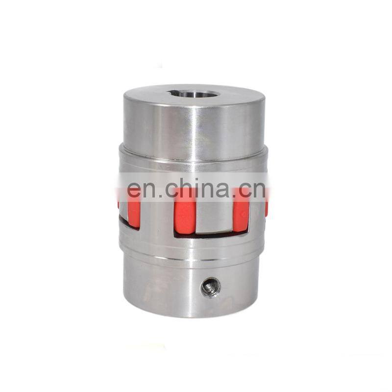 D55l78 Four Jaws Aluminum Plum Flexible Coupling Motor Shaft Connector Inner Dia 10-30mm For Large Cnc Ballscrew Coupler Router