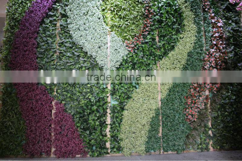 wall hanging artificial flowers/artificial green wall/artificial plant wall