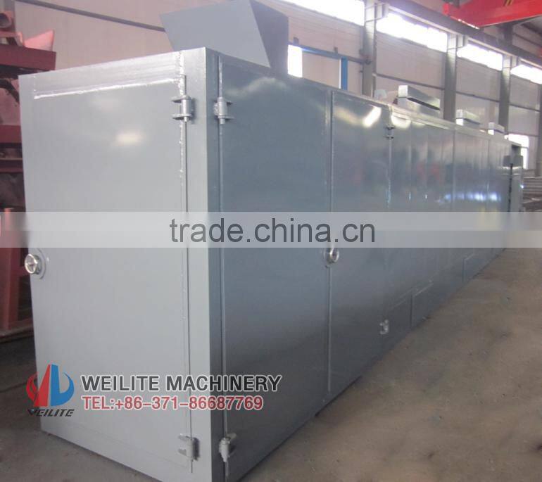 multi-layers coal briquettes/pellet material mesh belt dryer / steel mesh belt dryer