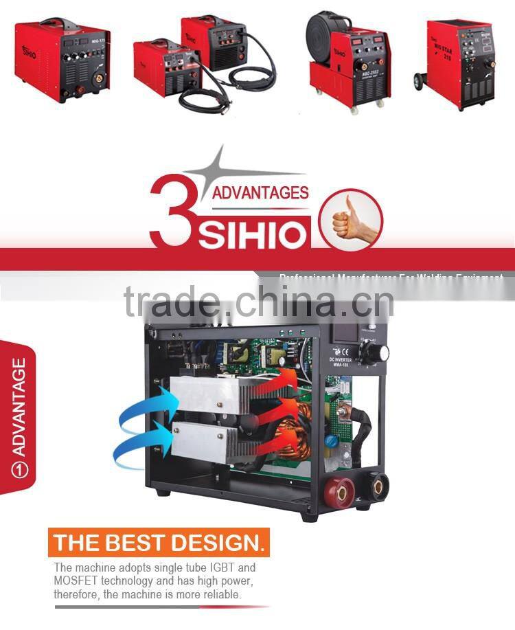 SIHIO red black inverter tig MMA 20-200 welding machine
