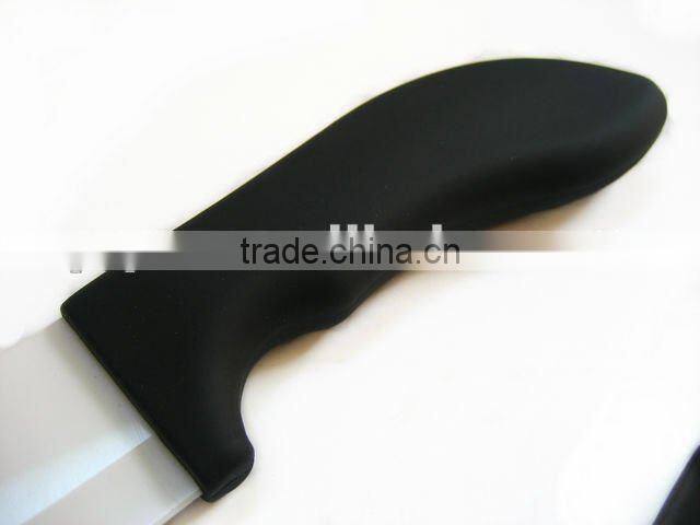 High grade 4 pcs ceramic kitchen knife set with acrylic stand 002A