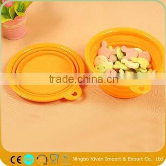 FDA Silicone Folding Portable Collapsible Dog Bowl