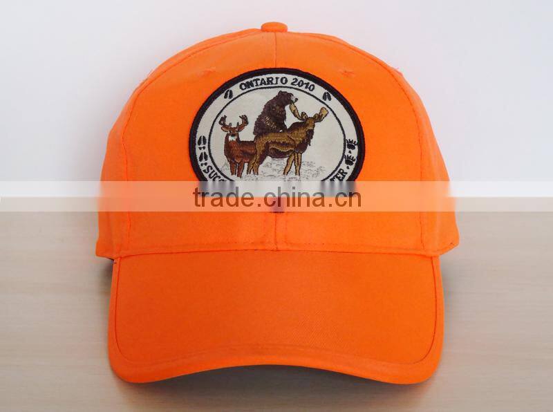 fluorescent orange safe hunter baseball cap