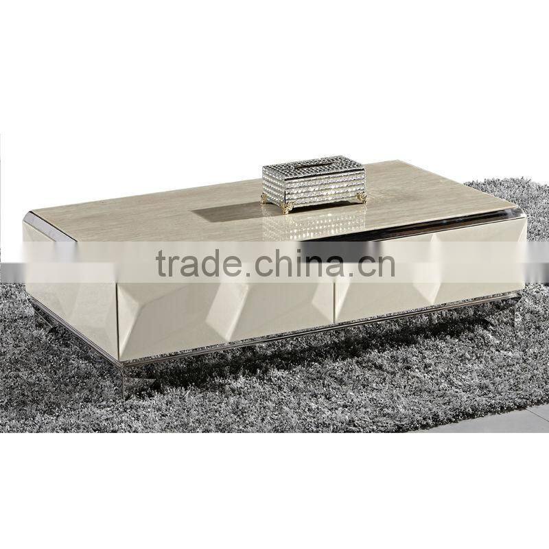 nice square marble stone coffee table