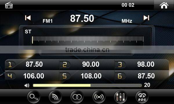 cheap price 2 din car dvd with 6.2inch HD screen,USB,SD,Bluetooth ,TV,radio