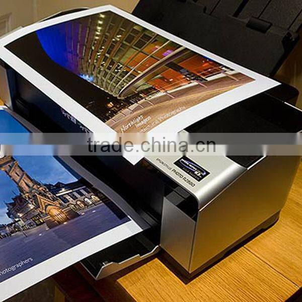 Bulk gloss coating 220gsm heavy-weight eco-solvent photo paper roll cheap photo glossy paper plotter inkjet use