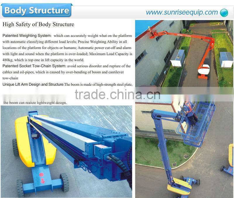 self-propelled articulated boom lift