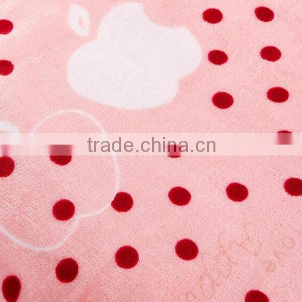 Good Selling Cheap Baby Fabric 100 Polyester Tricot Flannel Fabric Wholesale