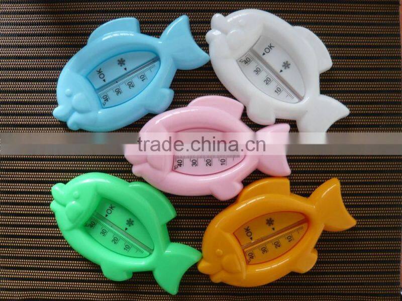Household plastic baby bath waterproof thermometer color option animal design red kerosene scale competitive price accurate temp