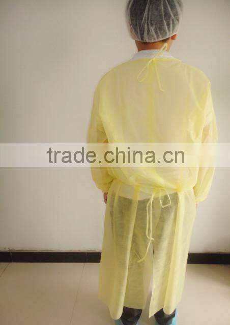 disposable isolation smock gown