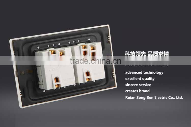 YB-118 two gang one way/two way wall switch