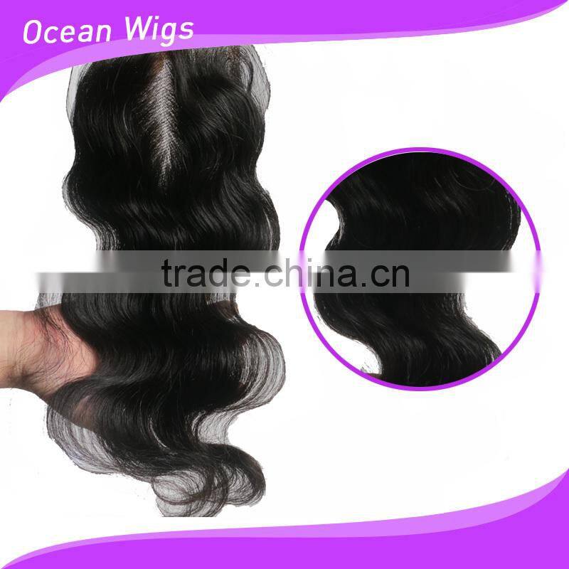 virgin hair bundles with lace closure, body wave, natural color