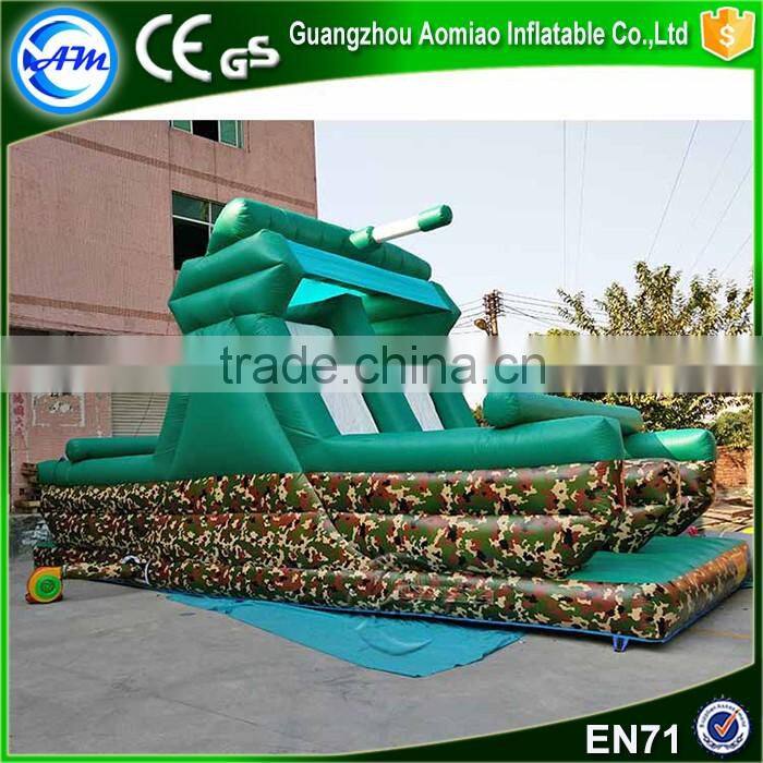 Popular Inflatable adult obstacle course slide inflatable camo for outdoor